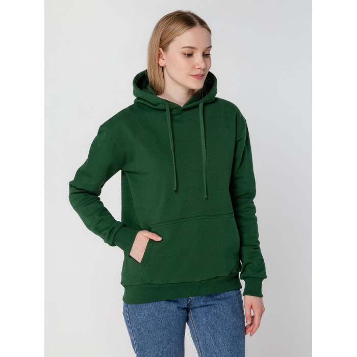 Худи Kirenga Heavy 2.0, темно-зеленое, размер 4XL