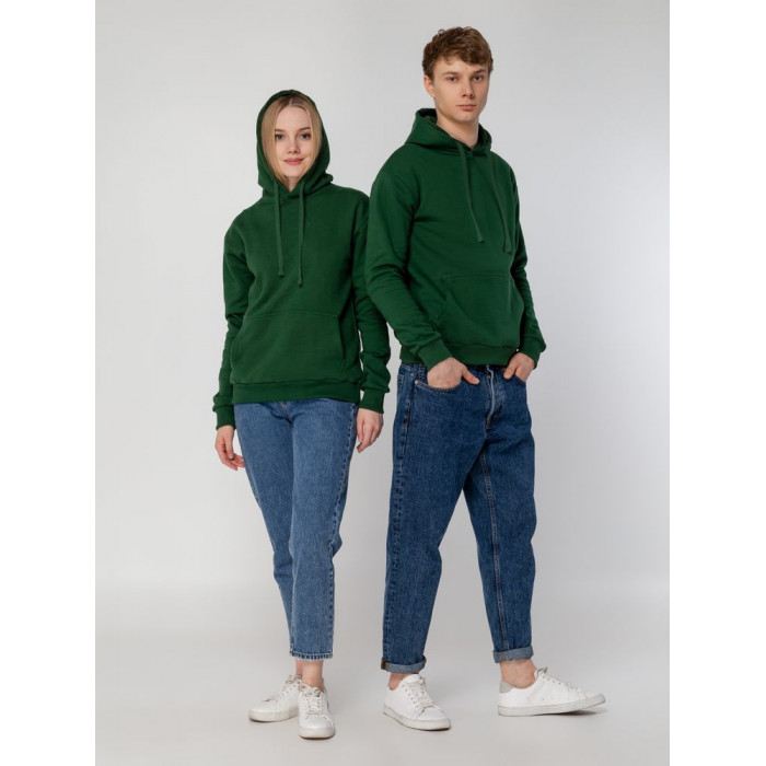 Худи Kirenga Heavy 2.0, темно-зеленое, размер 4XL