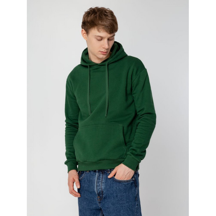 Худи Kirenga Heavy 2.0, темно-зеленое, размер 4XL