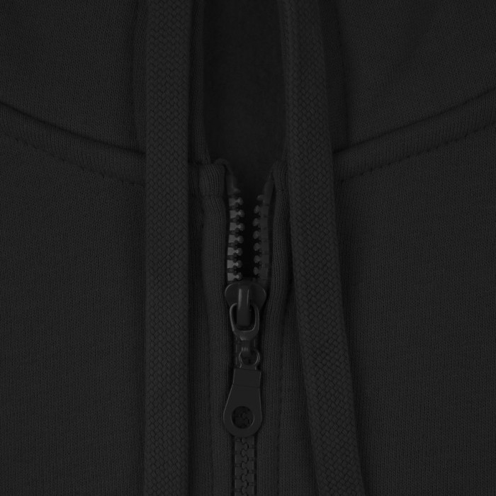 Толстовка на молнии с капюшоном Siverga Heavy 2.0, черная, размер 5XL