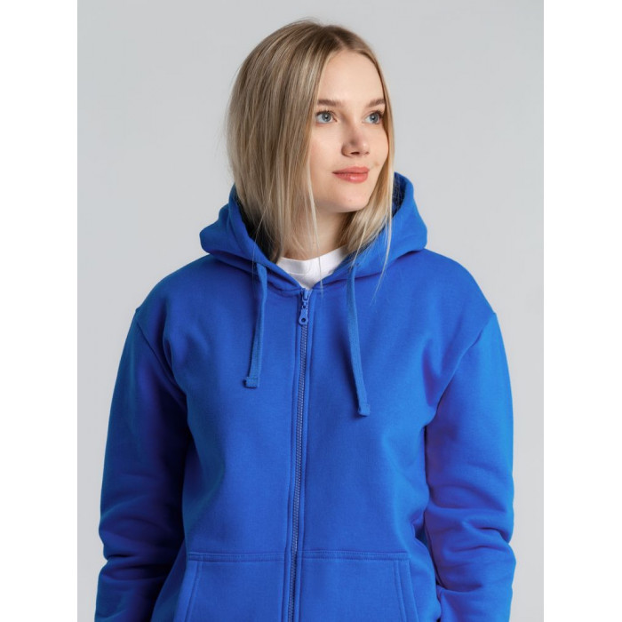 Толстовка на молнии с капюшоном Siverga Heavy 2.0, ярко-синяя, размер 5XL