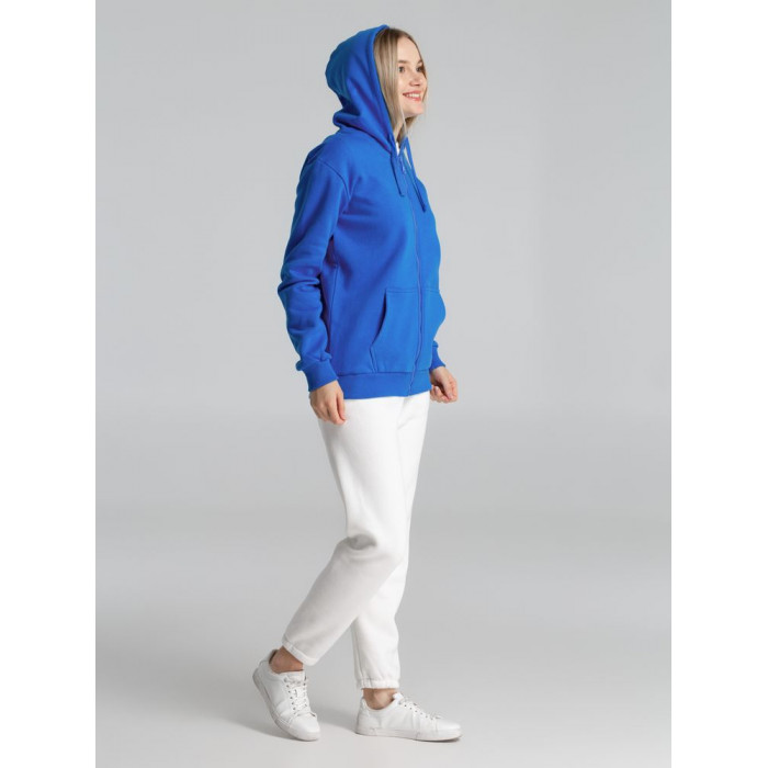 Толстовка на молнии с капюшоном Siverga Heavy 2.0, ярко-синяя, размер 5XL