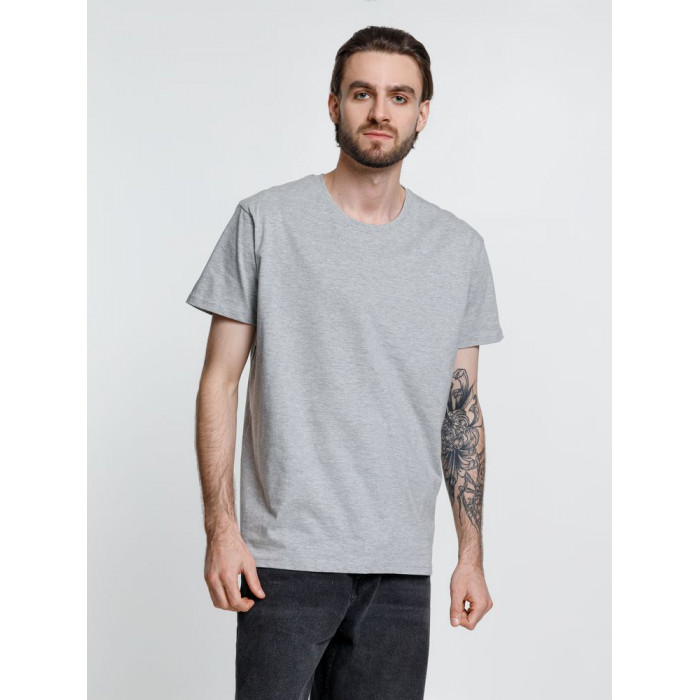 Футболка унисекс Ankara, серый меланж, размер XXL