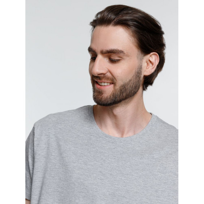 Футболка унисекс Ankara, серый меланж, размер XXL