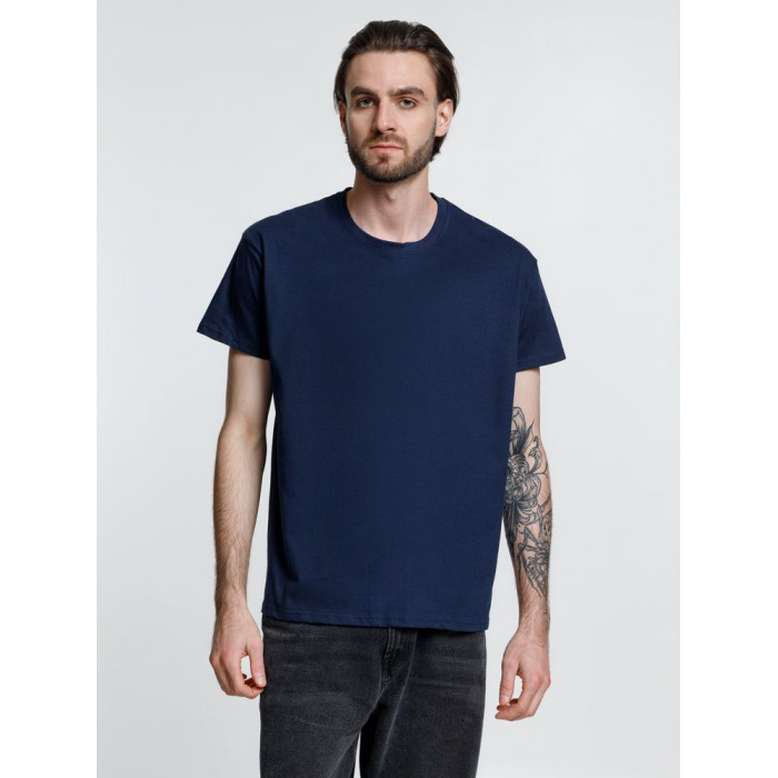 Футболка унисекс Ankara, темно-синяя, размер XXL