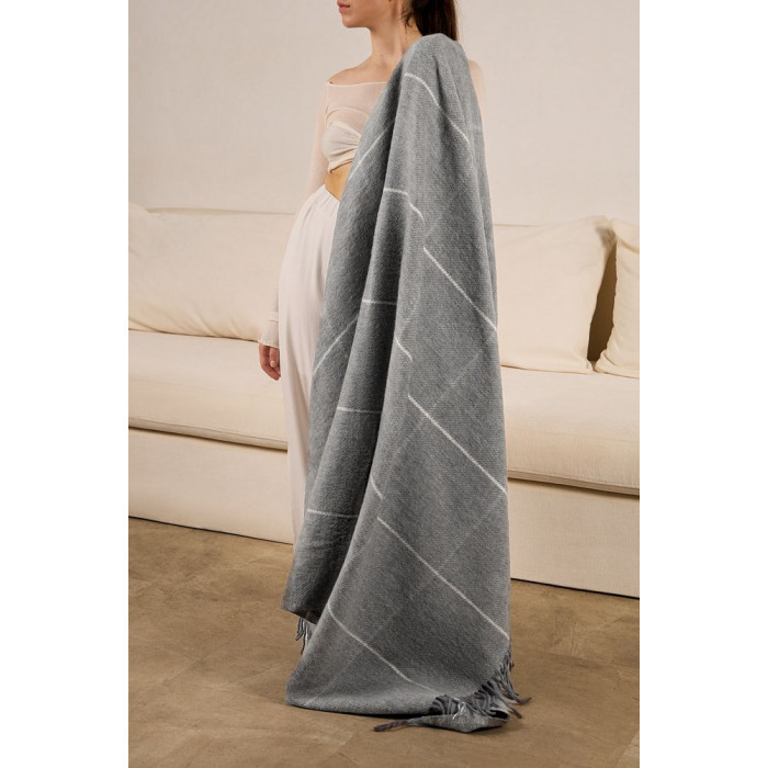 Плед «Шамони», серый