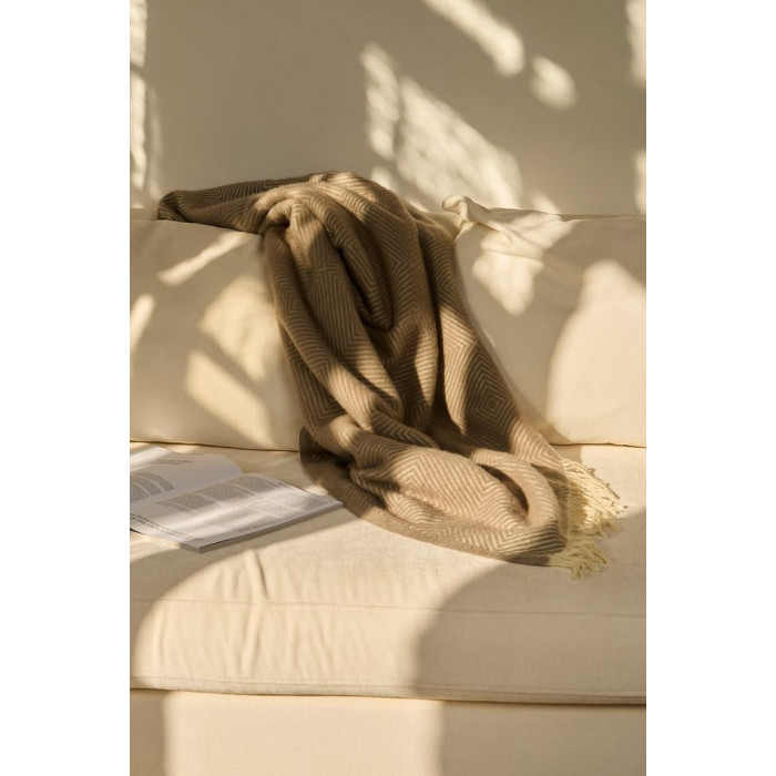 Плед «Тренто», бежевый