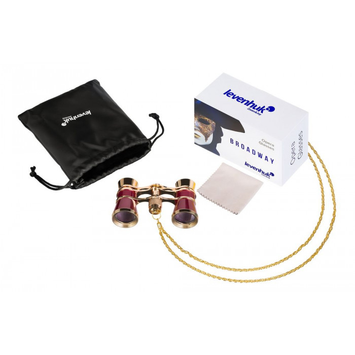 Театральный бинокль Broadway 325B, красный