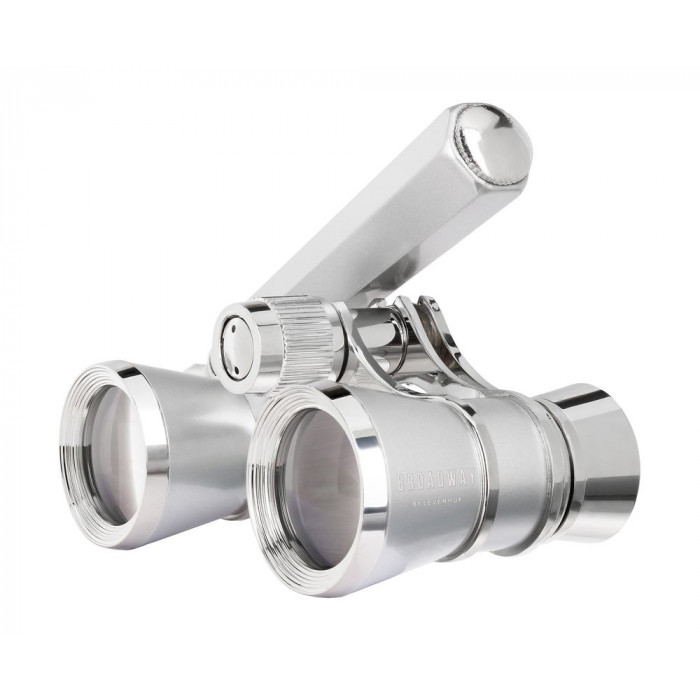 Театральный бинокль-лорнет Broadway 325E, серебристый
