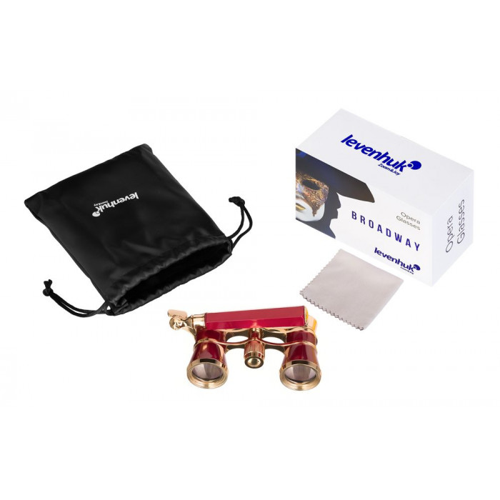 Театральный бинокль-лорнет Broadway 325E, красный