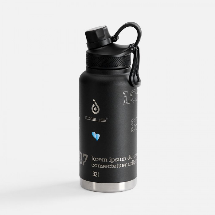 Термобутылка Fujisan XL 2.0, черная