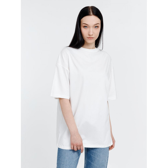 Футболка оверсайз унисекс Big Haul, молочно-белая, размер XL