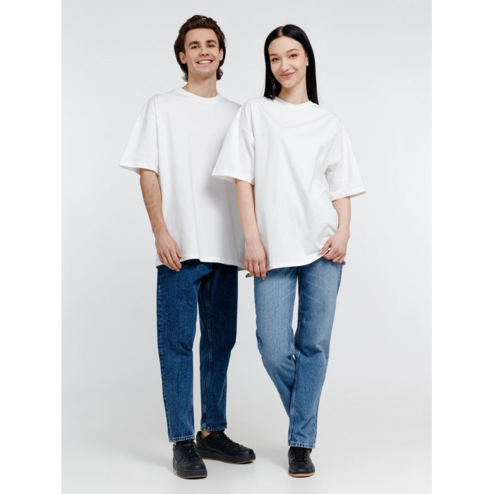 Футболка оверсайз унисекс Big Haul, молочно-белая, размер XL