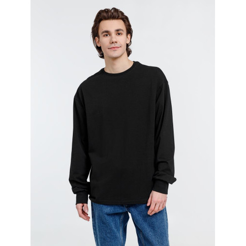 Футболка оверсайз унисекс City Sapiens, черная, размер S