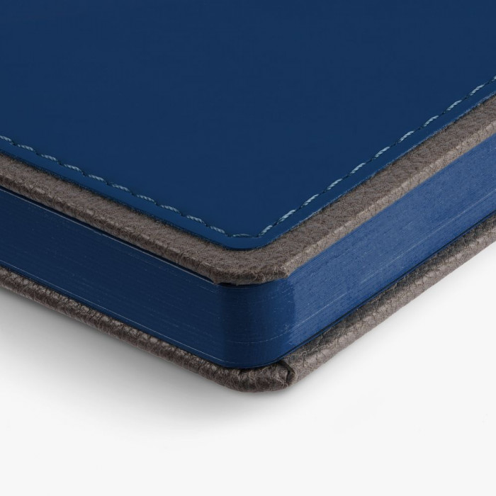 Ежедневник Frame, недатированный,синий с серым