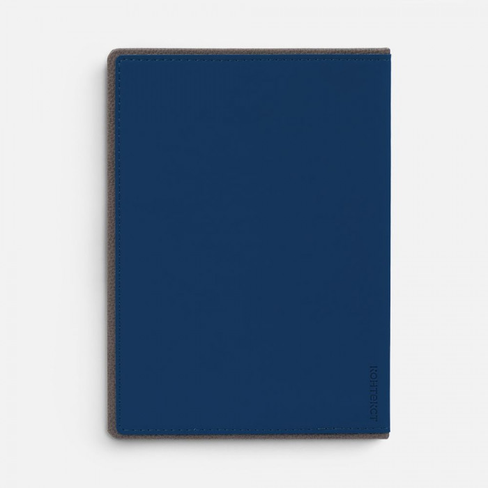 Ежедневник Frame, недатированный,синий с серым