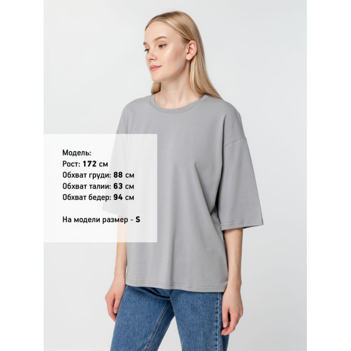 Футболка унисекс оверсайз Street Vibes, серая, размер XL/XXL