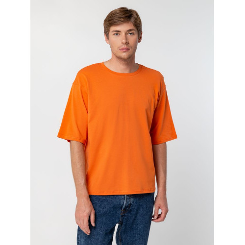 Футболка унисекс оверсайз Street Vibes, оранжевая, размер XL/XXL