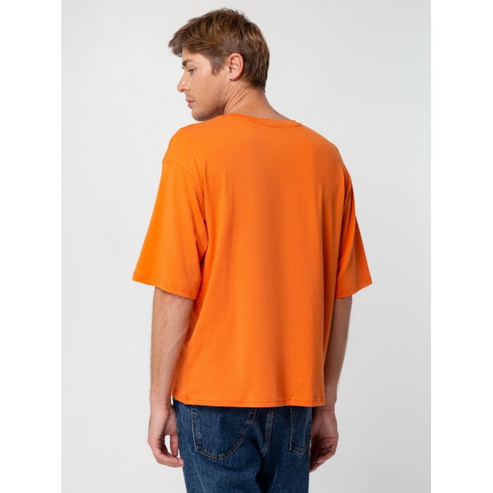 Футболка унисекс оверсайз Street Vibes, оранжевая, размер XL/XXL