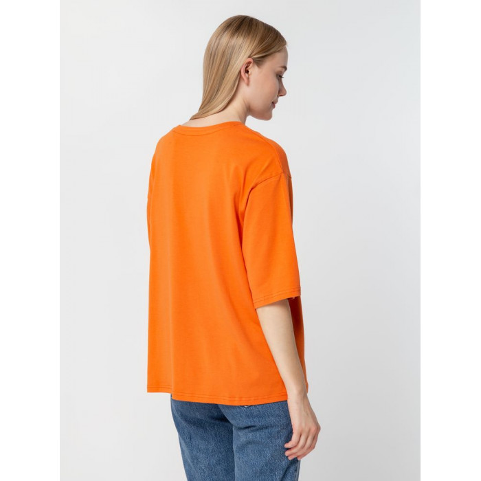 Футболка унисекс оверсайз Street Vibes, оранжевая, размер XL/XXL