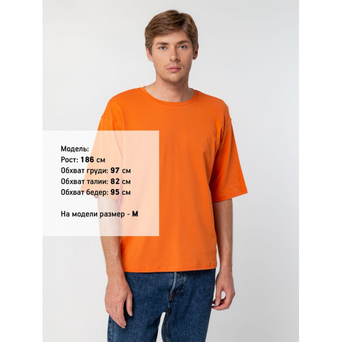 Футболка унисекс оверсайз Street Vibes, оранжевая, размер XL/XXL