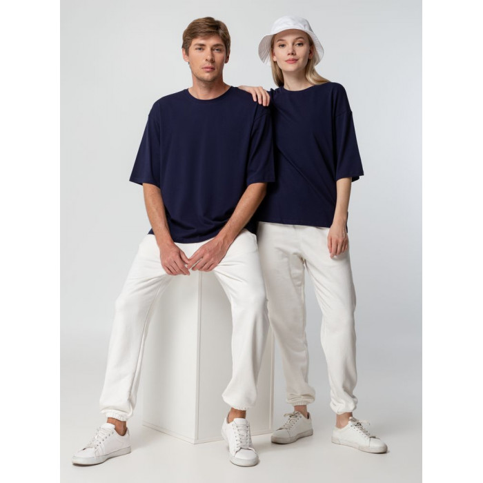 Футболка унисекс оверсайз Street Vibes, темно-синяя, размер XL/XXL