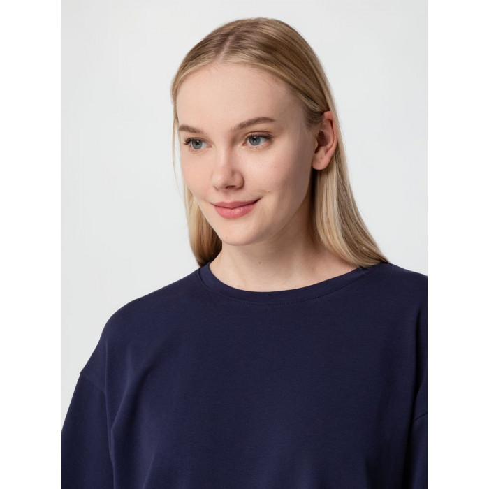 Футболка унисекс оверсайз Street Vibes, темно-синяя, размер XL/XXL