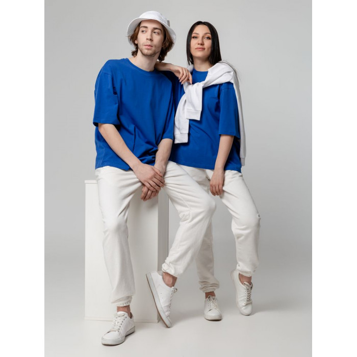 Футболка унисекс оверсайз Street Vibes, ярко-синяя, размер XL/XXL