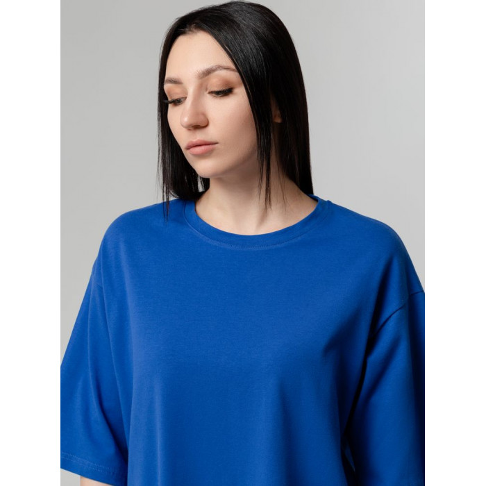 Футболка унисекс оверсайз Street Vibes, ярко-синяя, размер XL/XXL