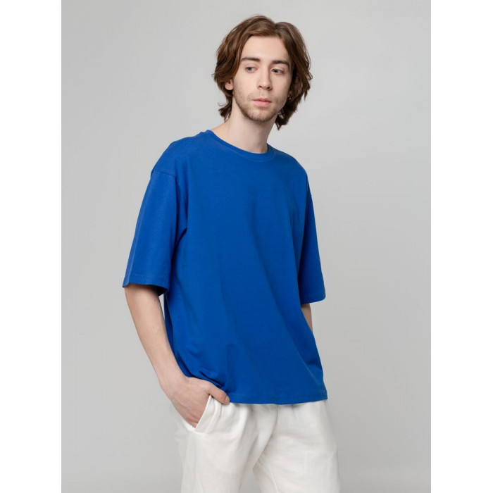 Футболка унисекс оверсайз Street Vibes, ярко-синяя, размер XL/XXL