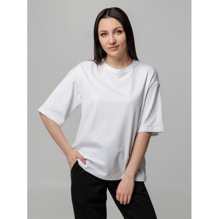 Футболка унисекс оверсайз Street Vibes, молочно-белая, размер XL/XXL