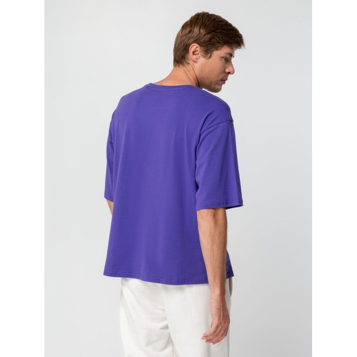 Футболка унисекс оверсайз Street Vibes, фиолетовая, размер XL/XXL