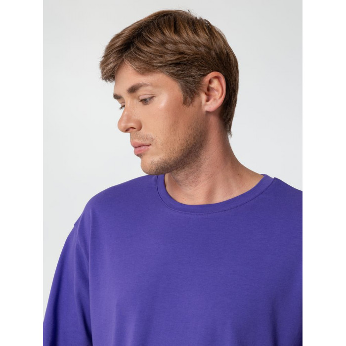 Футболка унисекс оверсайз Street Vibes, фиолетовая, размер XL/XXL