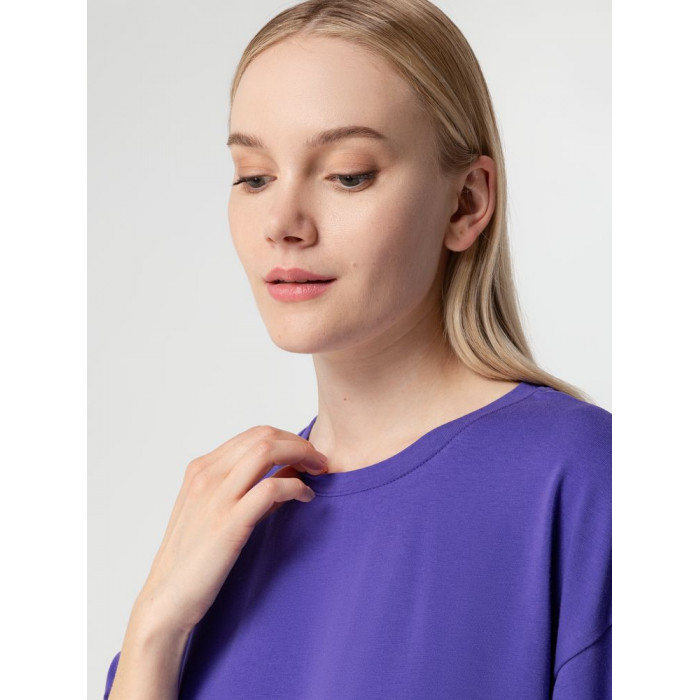 Футболка унисекс оверсайз Street Vibes, фиолетовая, размер XL/XXL