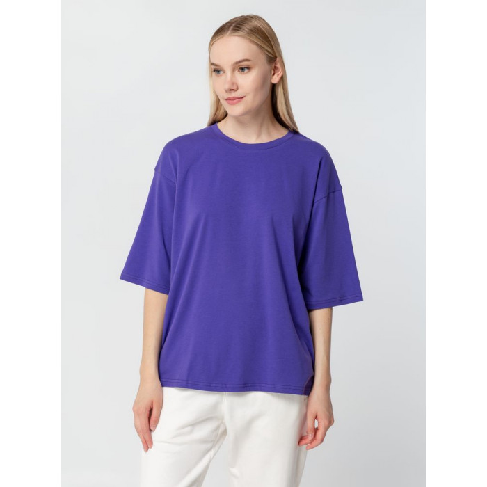 Футболка унисекс оверсайз Street Vibes, фиолетовая, размер XL/XXL