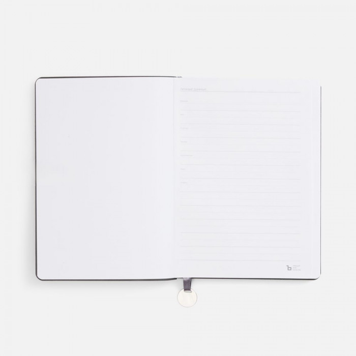 Ежедневник Lafite, недатированный, темно-серый