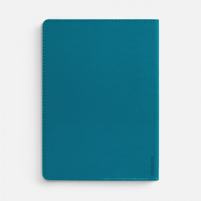 Ежедневник Tact, недатированный, бирюзовый