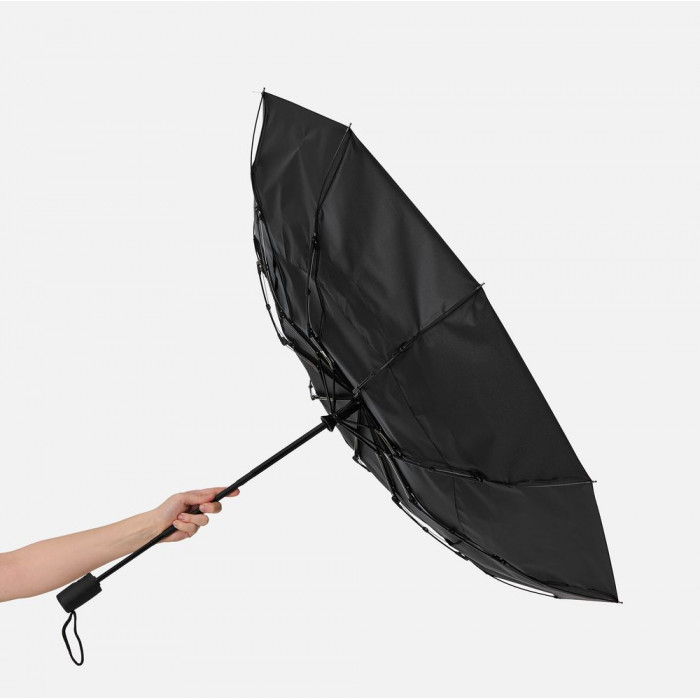 Складной зонт Dome Double с двойным куполом, черный