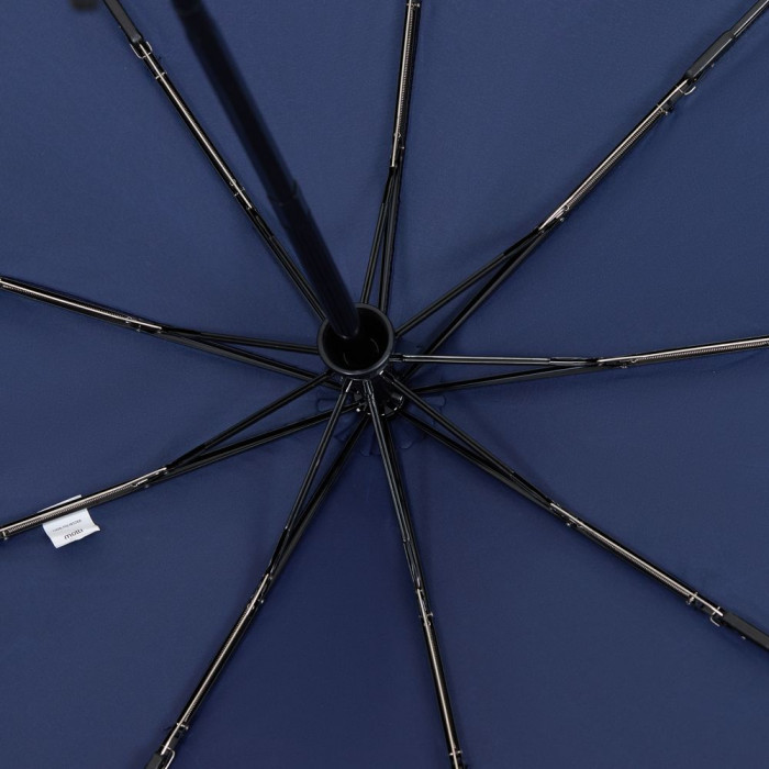 Складной зонт Dome Double с двойным куполом, темно-синий