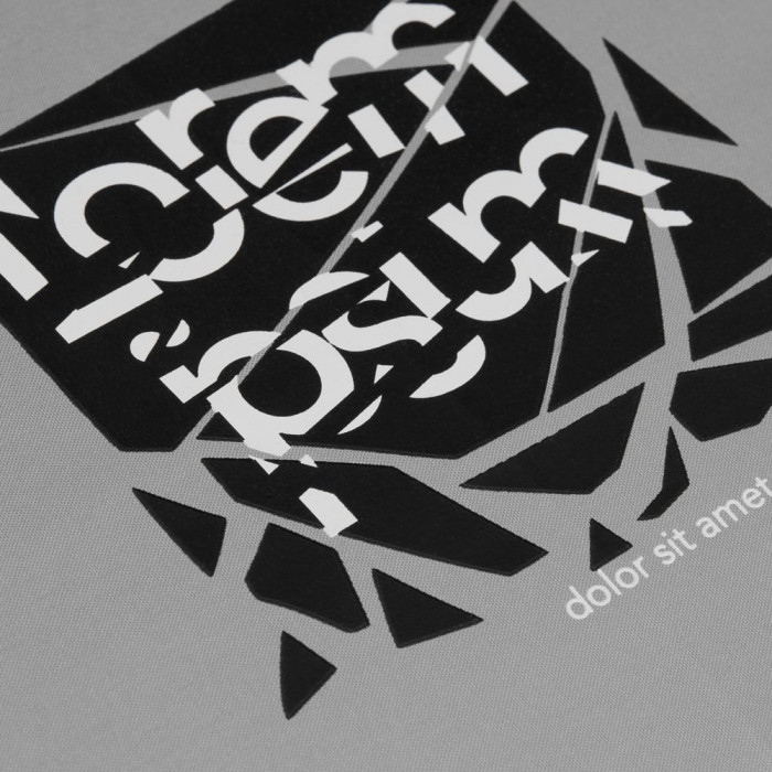 Зонт складной Hard Work с проявляющимся рисунком, серый