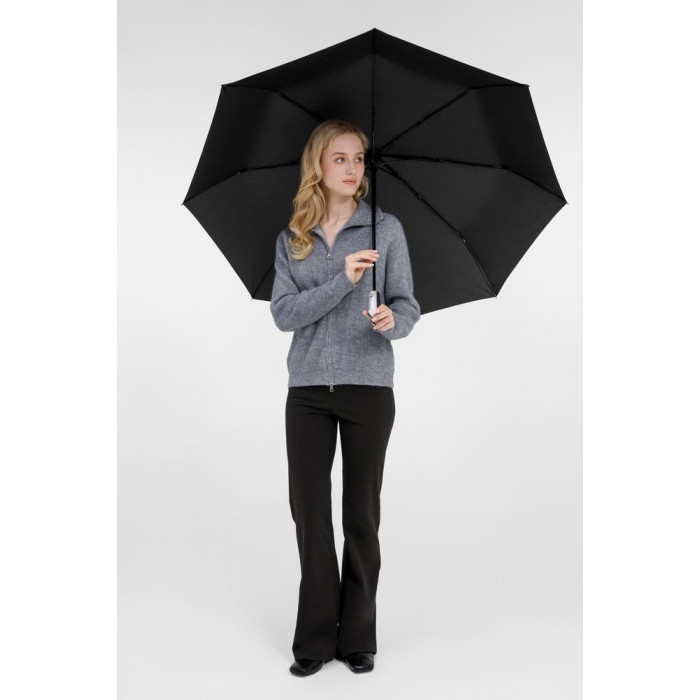 Зонт складной Fiber, темно-синий