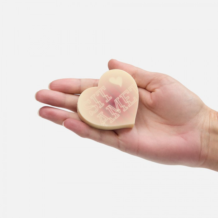 Печенье Dream White в белом шоколаде, сердце