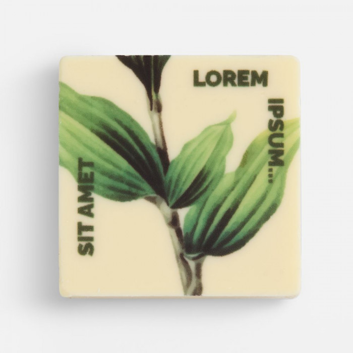 Печенье Dream White в белом шоколаде, квадрат