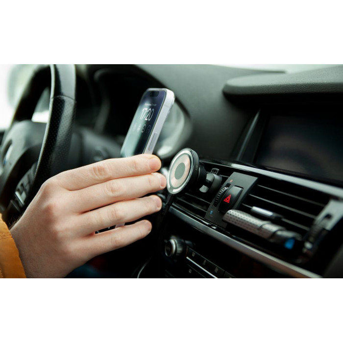 Держатель для смартфона Cooper Auto Wireless с беспроводной зарядкой, черный Держатель для смартфона Cooper Auto Wireless с беспроводной зарядкой, черный