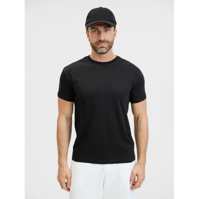 Футболка унисекс T-Bolka 160, черная, размер XXXL