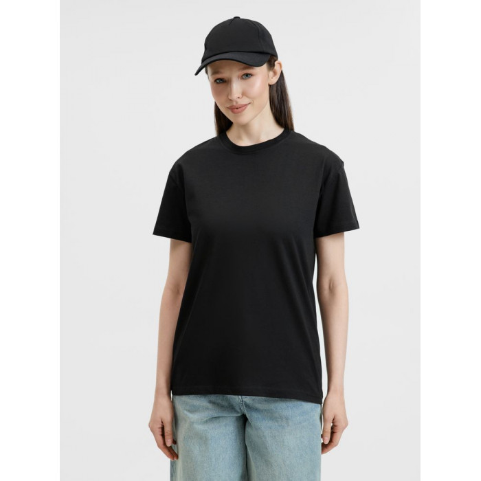 Футболка унисекс T-Bolka 160, черная, размер XXXL