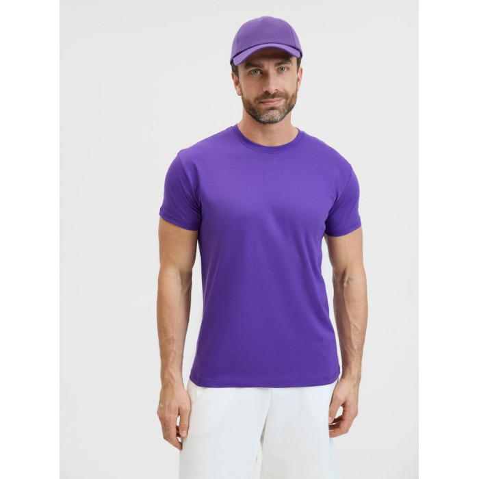 Футболка унисекс T-bolka 160, фиолетовая, размер XXXL