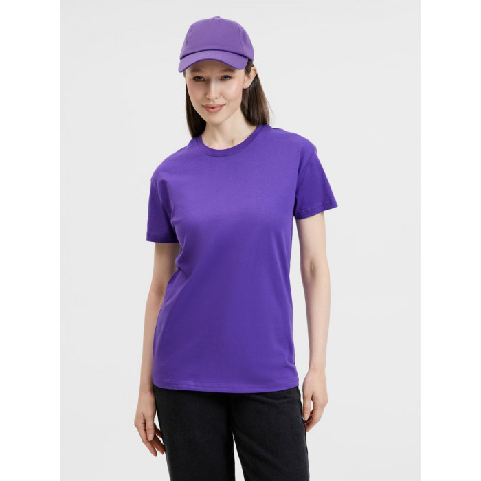 Футболка унисекс T-bolka 160, фиолетовая, размер XXXL