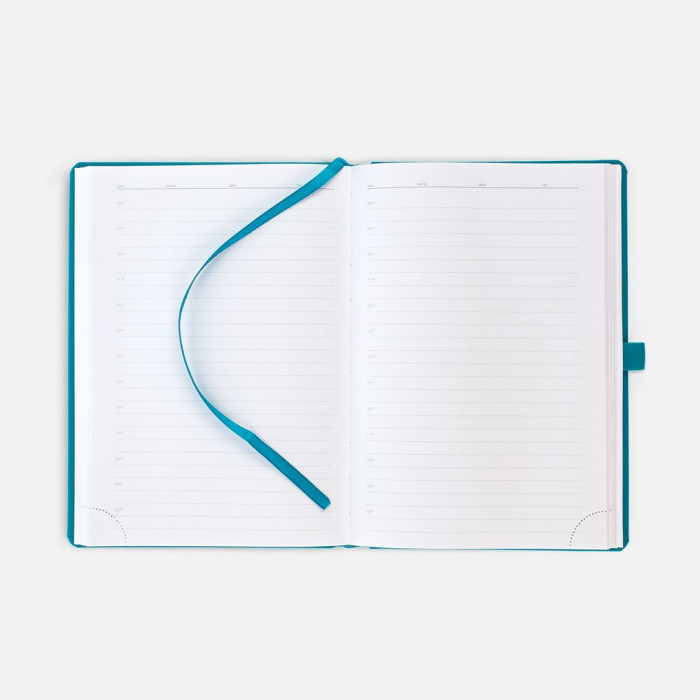 Ежедневник Favor Gold, недатированный, бирюзовый