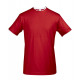Футболка мужская с контрастной отделкой Madison 170, красный/белый Футболка мужская с контрастной отделкой Madison 170, красный/белый